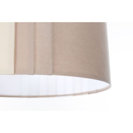 Pendelleuchte mit Kabel STRIPES 1xE27/60W/230V Ø 60 cm beige