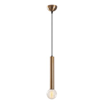 Pendelleuchte mit Kabel TEMPO 1xE27/40W/230V goldfarben