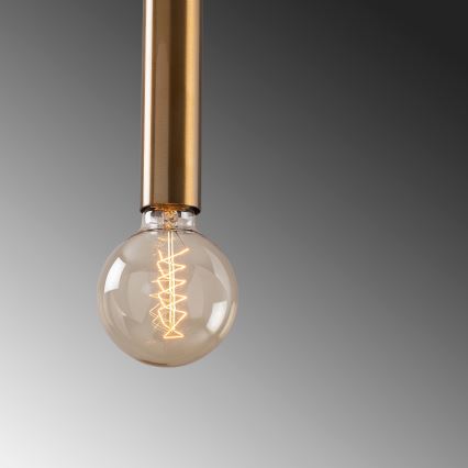 Pendelleuchte mit Kabel TEMPO 1xE27/40W/230V goldfarben