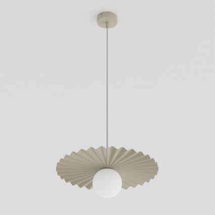 Pendelleuchte mit Kabel UMBRA 1xG9/8W/230V beige