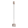 Pendelleuchte mit Kabelaufhängung AURA 1xGX53/10W/230V taupe