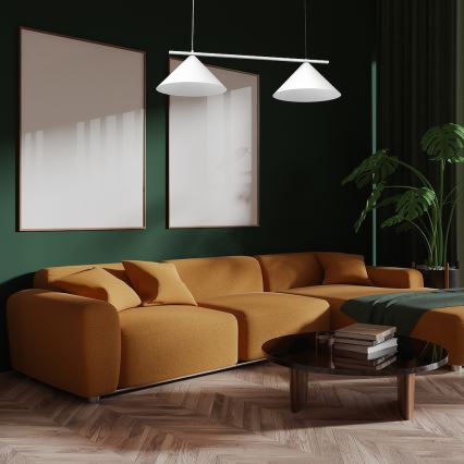 Pendelleuchte mit Kabelaufhängung CAPITAL 2xGX53/15W/230V weiß