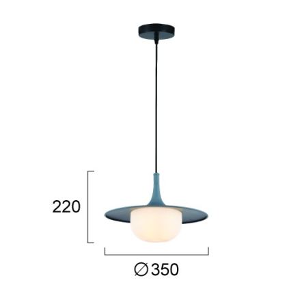 Pendelleuchte mit Kabelaufhängung FRED 1xG9/10W/230V grau