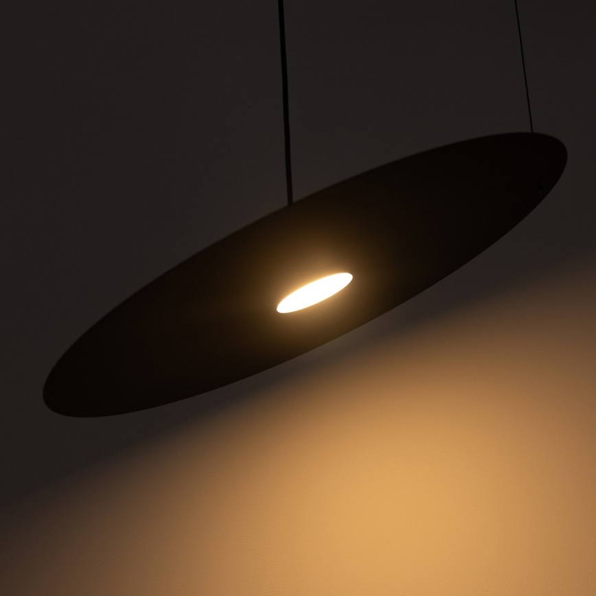 Pendelleuchte mit Kabelaufhängung PIATTO 1xGX53/15W/230V Ø 55 cm, schwarz