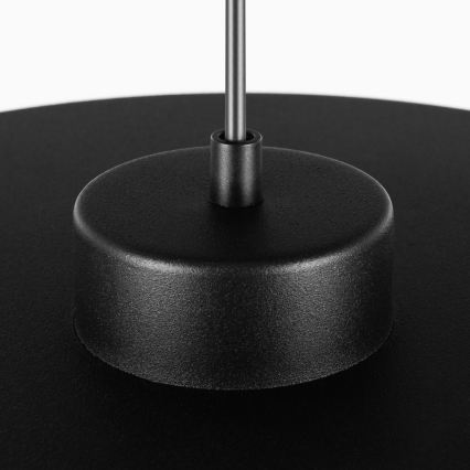 Pendelleuchte mit Kabelaufhängung PIATTO 1xGX53/15W/230V Ø 55 cm, schwarz