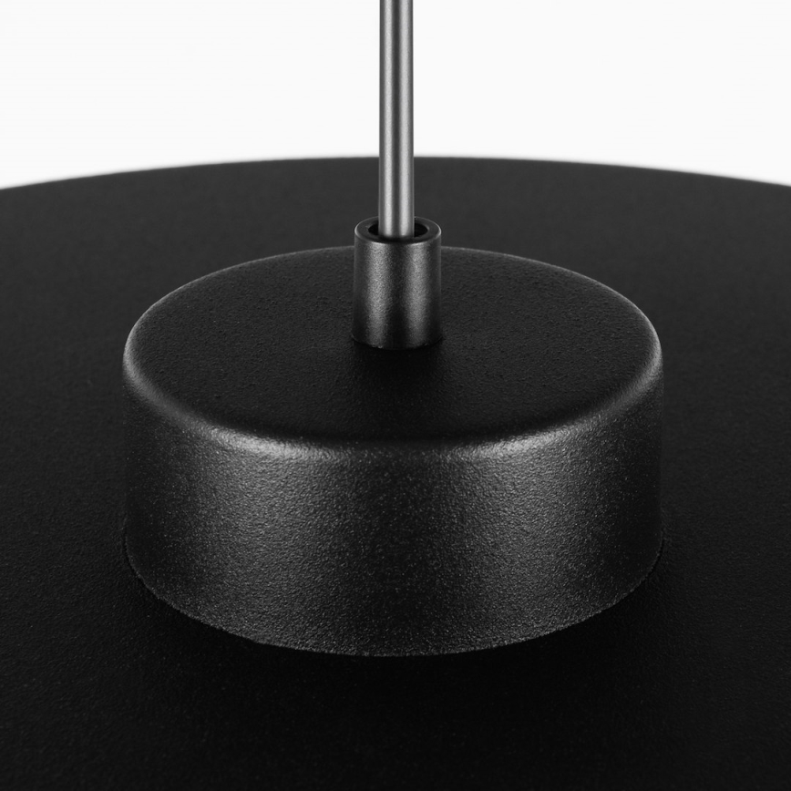 Pendelleuchte mit Kabelaufhängung PIATTO 1xGX53/15W/230V Ø 55 cm, schwarz
