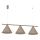 Pendelleuchte mit Seilaufhängung CAPITAL 3xGX53/15W/230V beige