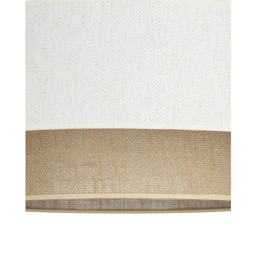 Pendelleuchte NATIA an Kabel 1xE27/60W/230V Ø 45 cm weiß/braun