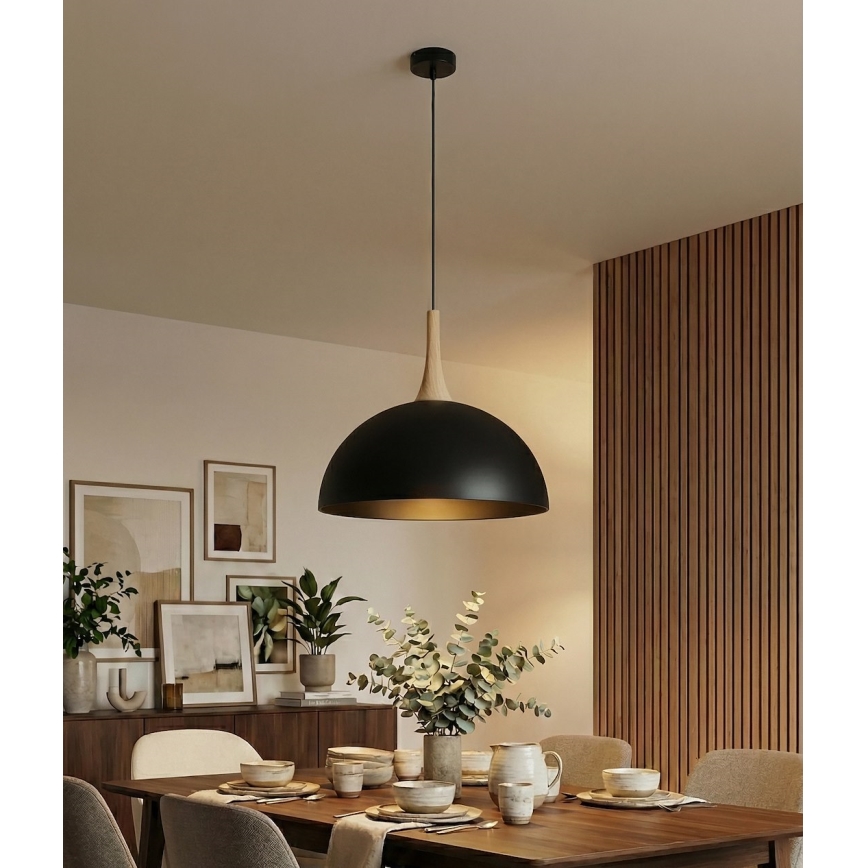 Pendelleuchte NAUTICA an Kabel, 1xGX53/12W/230V, schwarz