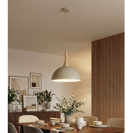 Pendelleuchte NAUTICA mit Kabelaufhängung 1xGX53/12W/230V beige