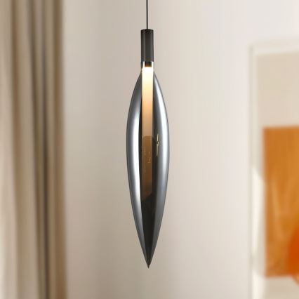 Pendelleuchte NORDIC 1x G9/5W/230V schwarz/chrom
