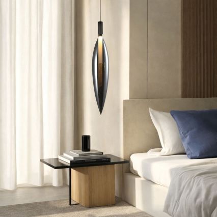 Pendelleuchte NORDIC 1x G9/5W/230V schwarz/chrom