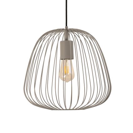 Pendelleuchte OVELLA 1xE27/15W/230V Ø 36 cm beige