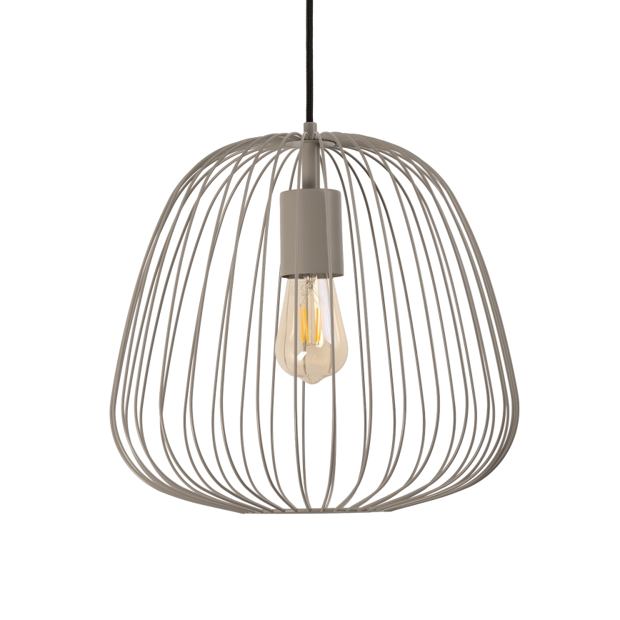 Pendelleuchte OVELLA 1xE27/15W/230V Ø 36 cm beige