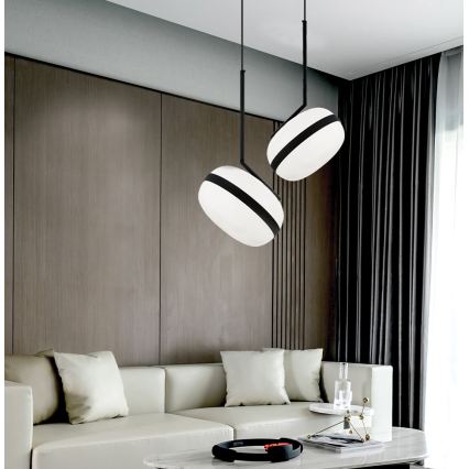 Pendelleuchte PALMA mit Kabel 1xE27/40W/230V schwarz