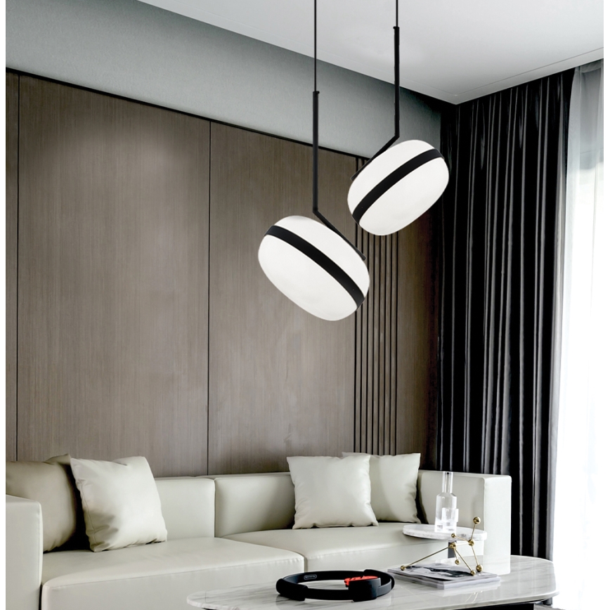 Pendelleuchte PALMA mit Kabel 1xE27/40W/230V schwarz