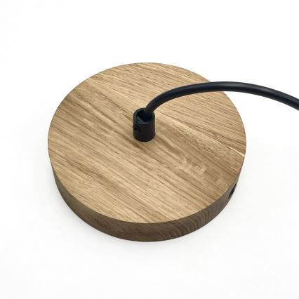 Pendelleuchte PIA an Kabel 1xE27/60W/230V, Durchmesser 30 cm, Eiche