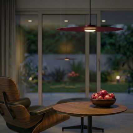 Pendelleuchte PIATTO 1xGX53/15W/230V Ø 55 cm, weinrot