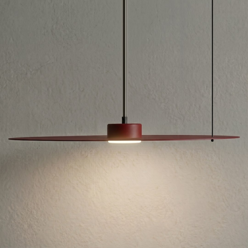 Pendelleuchte PIATTO 1xGX53/15W/230V Ø 55 cm, weinrot