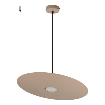 Pendelleuchte PIATTO mit Kabel 1xGX53/15W/230V, Durchmesser 45 cm, beige