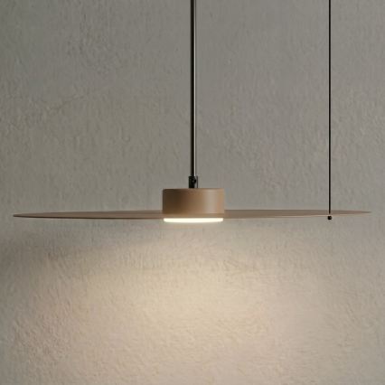 Pendelleuchte PIATTO mit Kabel 1xGX53/15W/230V, Durchmesser 45 cm, beige
