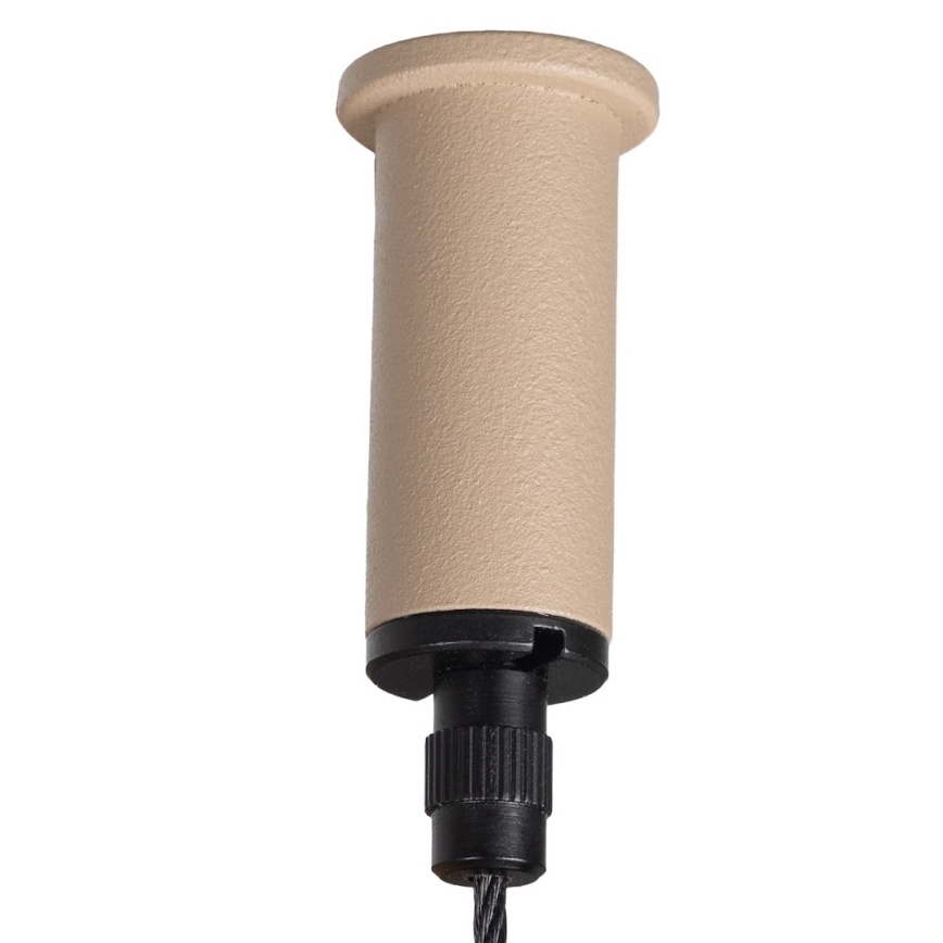 Pendelleuchte PIATTO mit Kabel 1xGX53/15W/230V, Durchmesser 45 cm, beige