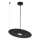 Pendelleuchte PIATTO mit Kabelaufhängung, 1xGX53/15W/230V, Ø 35 cm, schwarz