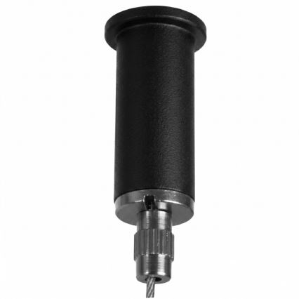Pendelleuchte PIATTO mit Kabelaufhängung, 1xGX53/15W/230V, Ø 35 cm, schwarz