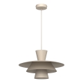 Pendelleuchte PLATO an Kabel 1xE27/15W/230V beige