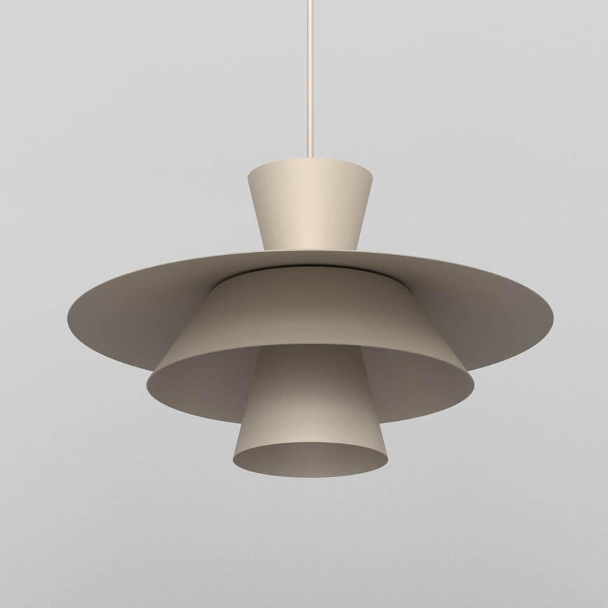 Pendelleuchte PLATO an Kabel 1xE27/15W/230V beige