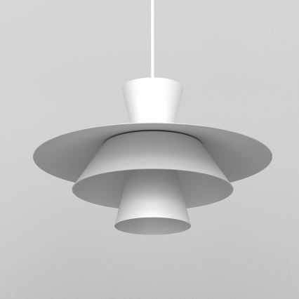 Pendelleuchte PLATO an Stahlseil 1xE27/15W/230V, weiß