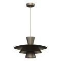 Pendelleuchte PLATO mit Kabel 1xE27/15W/230V bronzefarben