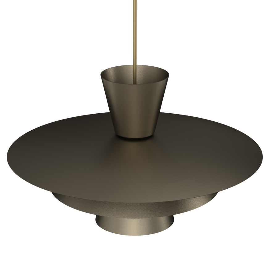 Pendelleuchte PLATO mit Kabel 1xE27/15W/230V bronzefarben