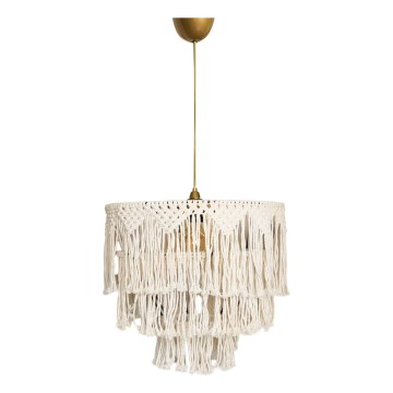 Pendelleuchte RIMINI 1xE27/40W/230V creme