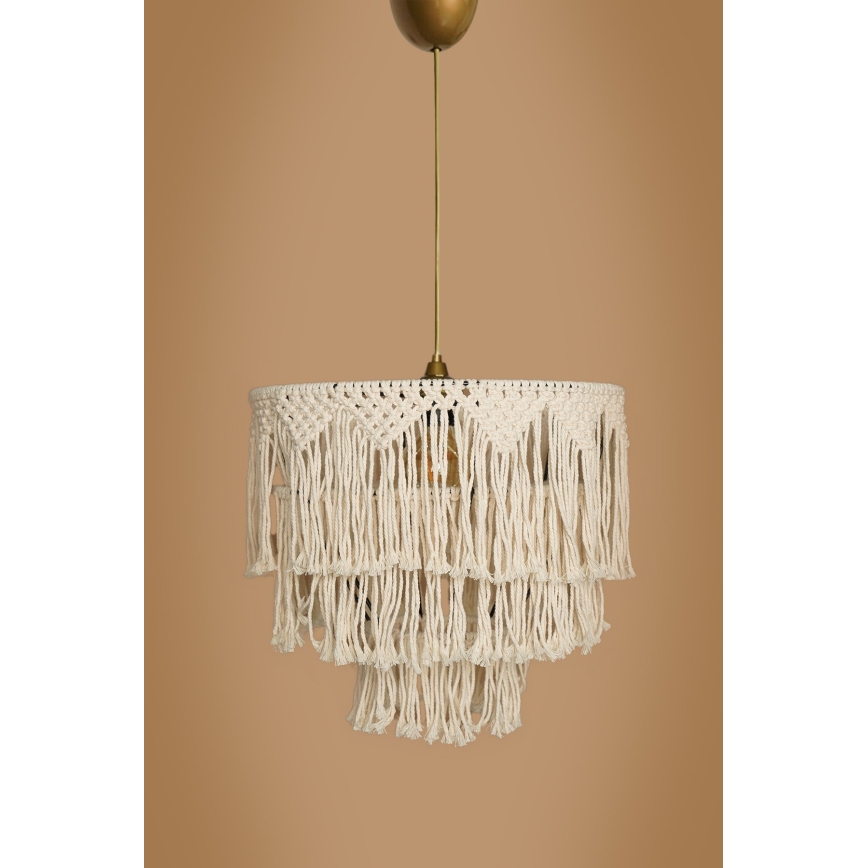 Pendelleuchte RIMINI 1xE27/40W/230V creme