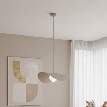 Pendelleuchte RITUAL mit Kabel, 1xG9/8W/230V, beige