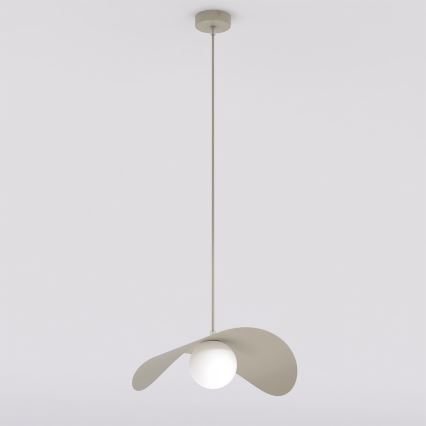 Pendelleuchte RITUAL mit Kabel, 1xG9/8W/230V, beige