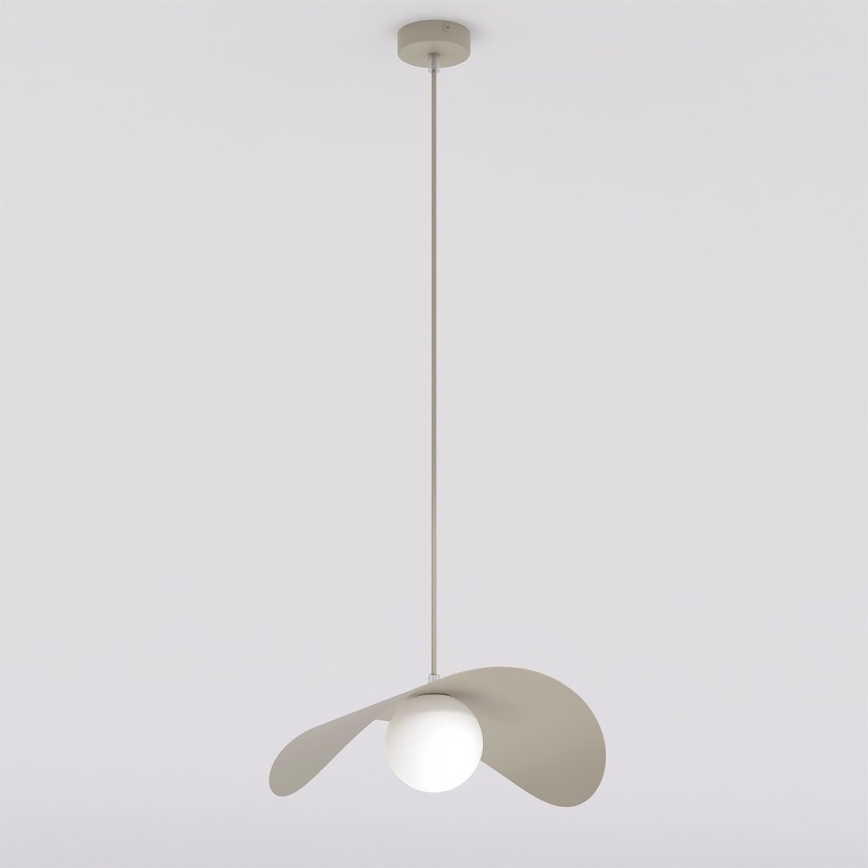 Pendelleuchte RITUAL mit Kabel, 1xG9/8W/230V, beige