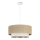 Pendelleuchte SARTA 1xE27/60W/230V, Ø 45 cm, Weiß/Jute