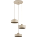 Pendelleuchte SELIA mit Kabelaufhängung 3xE27/15W/230V, beige