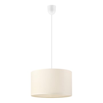 Pendelleuchte SIRJA PLISADO mit Kabel 1xE27/15W/230V Ø 35 cm cremefarben