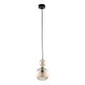 Pendelleuchte SOPHIA an Kabel 1xE14/10W/230V schwarz/rauchfarbenes Beige
