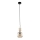 Pendelleuchte SOPHIA an Kabel 1xE14/10W/230V schwarz/rauchfarbenes Beige