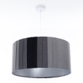 Pendelleuchte STRIPES 1xE27/60W/230V Ø 60 cm grau