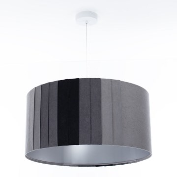 Pendelleuchte STRIPES 1xE27/60W/230V Ø 60 cm grau