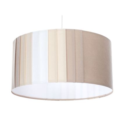 Pendelleuchte STRIPES mit Kabelaufhängung, 1xE27/60W/230V, Ø 40 cm, beige
