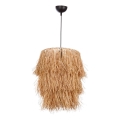 Pendelleuchte TASSEL 1xE27/40W/230V, Raffia