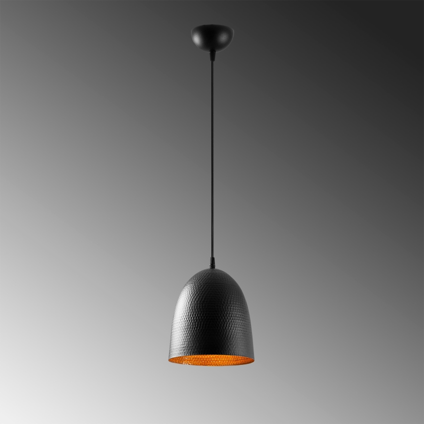 Pendelleuchte TATTOO 1xE27/40W/230V Ø 20 cm schwarz