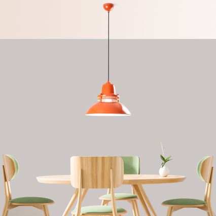 Pendelleuchte TIBET an Kabel 1xE27/40W/230V orange