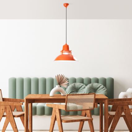 Pendelleuchte TIBET an Kabel 1xE27/40W/230V orange